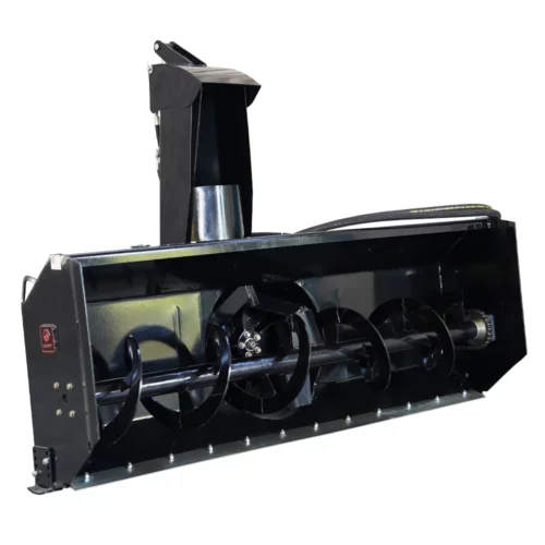 72" Skid Steer Mounted Snow Blower 100lpm, Direct Drive Hydraulic Auger
